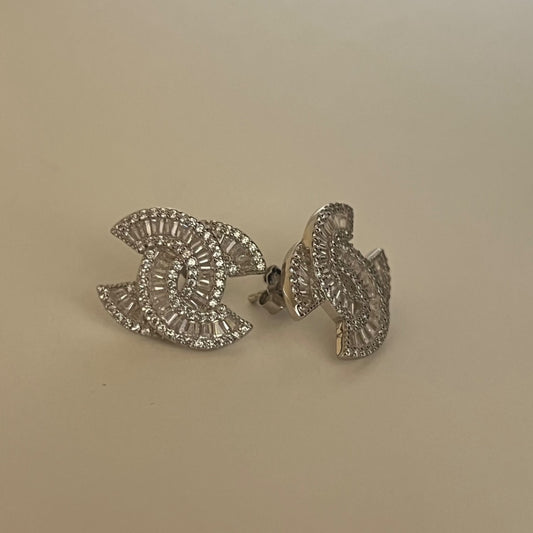 Silver  Earring with CZ