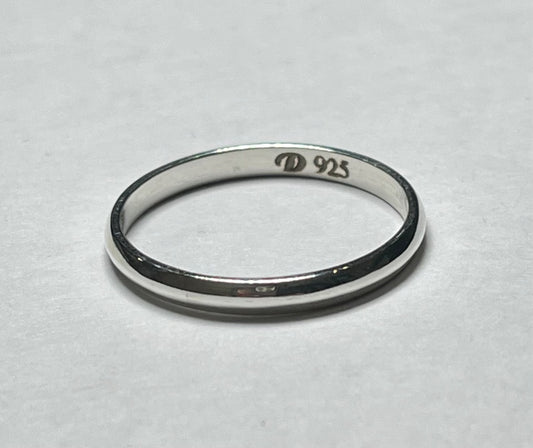 Silver  Wedding Band