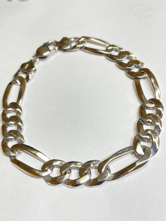 Silver Fígaro  Bracelet