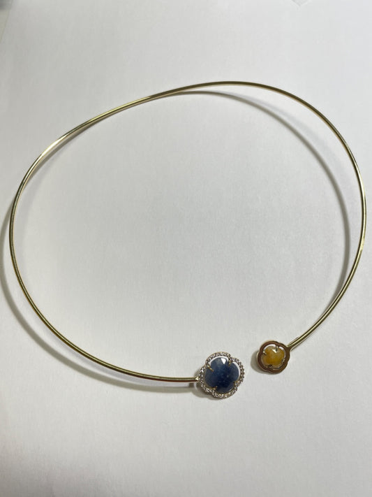 14K Yellow Gold  Choker