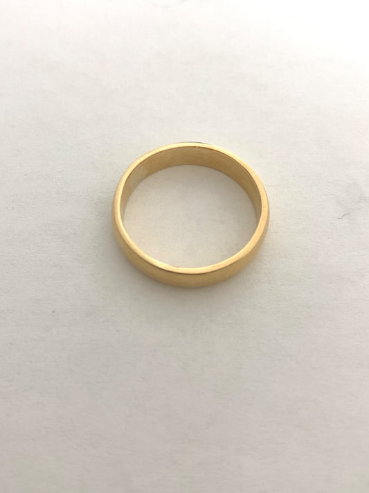 14K Yellow Gold  Wedding Band