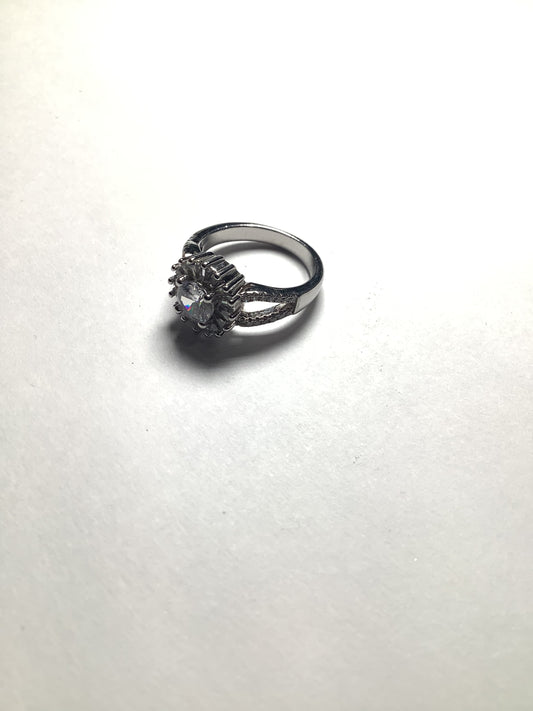 Silver  Ring with CZ